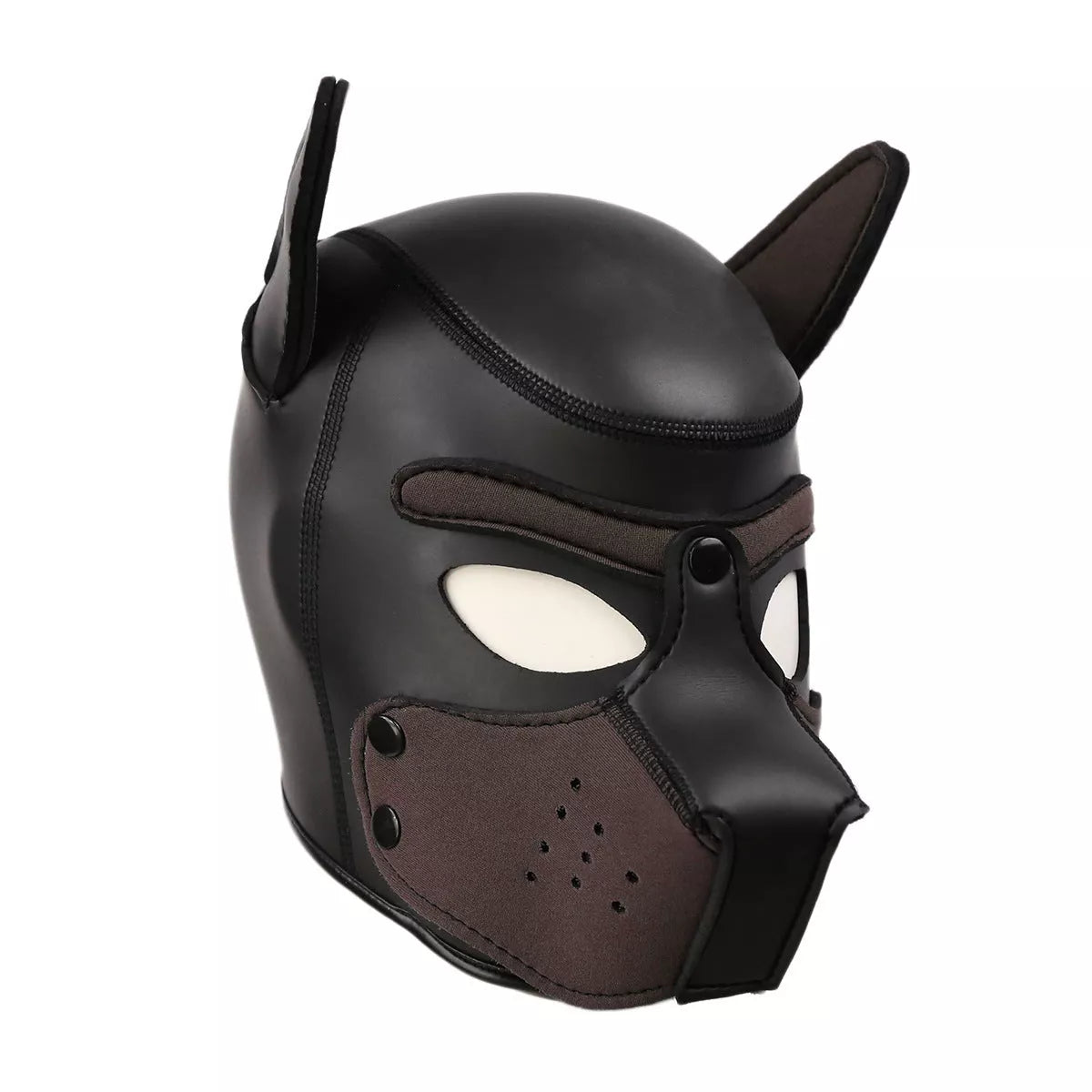 Adjustable CR Rubber Dog Headgear in multiple colors for secure fit