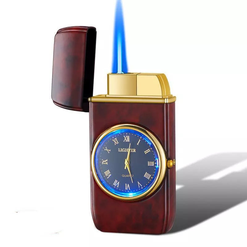 Windproof Torch Lighter Watch with light feature in various finishes