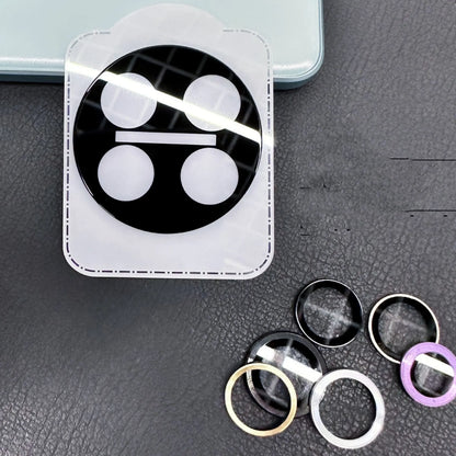 Tempered glass camera lens protector with black ring for OnePlus 12, Find N3, and OnePlus 11 phones.