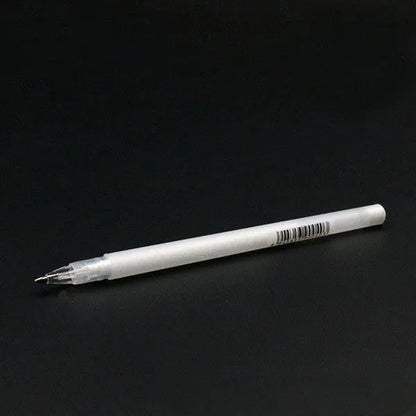 Touchnew black card hand-painted highlight pen with 0.8mm tip in golden silver white options
