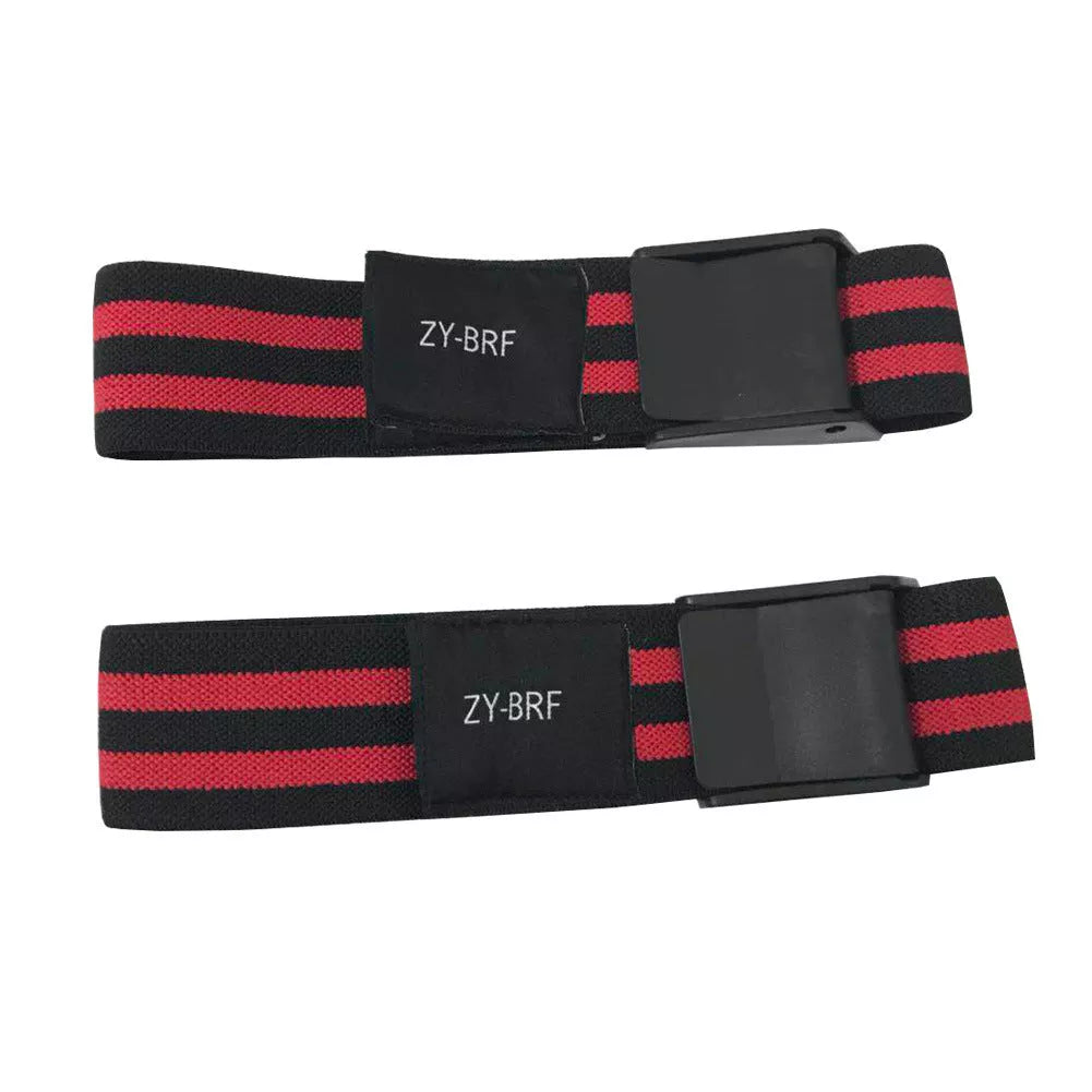 Blood Flow Restriction Training Belt with natural latex wire elastic band for effective workouts