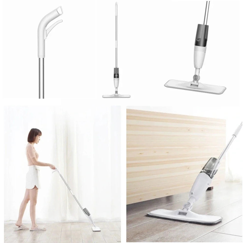 Xiaomi Deerma spray mop with carbon fibre handle and 350ml water reservoir
