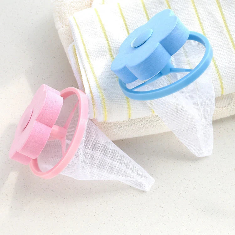 Flower Design Washing Machine Hair Filter for removing lint and hair from laundry