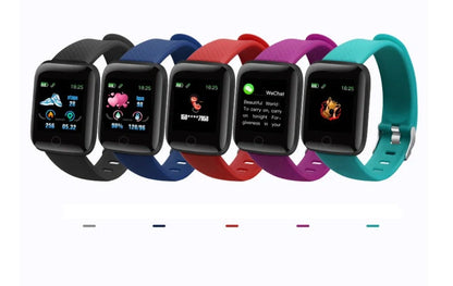 Smart Sports Bracelet with Blood Pressure Monitor in various colors