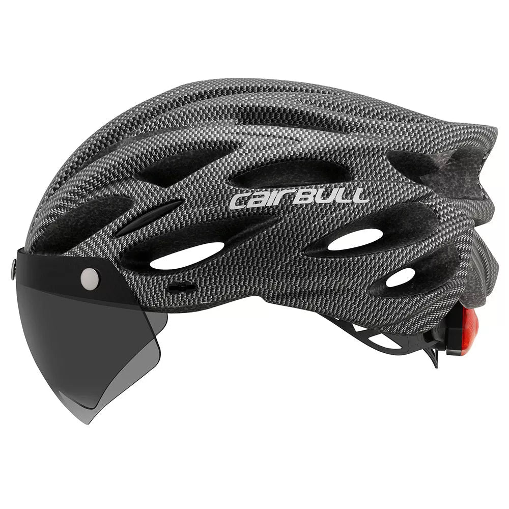 Bicycle helmet hard hat with 22 wind tunnels for enhanced airflow, available in multiple colors