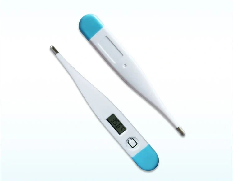 Electronic thermometer with soft head for comfortable and accurate temperature reading