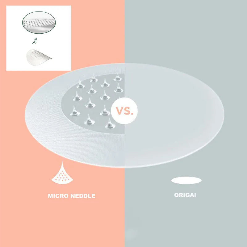 9 hydrocolloid acne patches for pimple desalting treatment in clear packaging