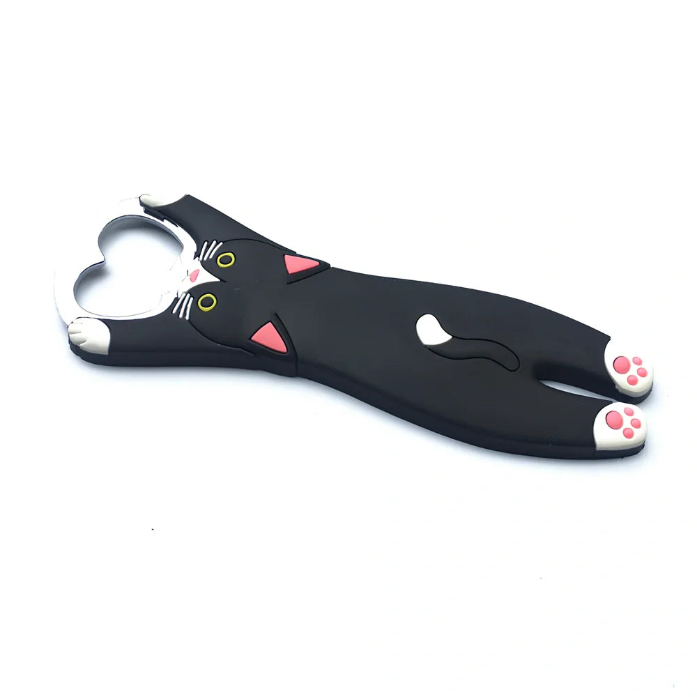 Animal-shaped bottle opener with alloy construction measuring 135mm long by 50mm wide