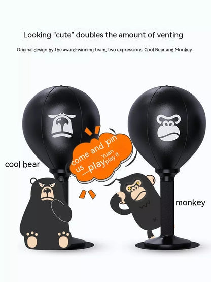 Boxing Desktop Speed Ball in Cool Bear style for agility training