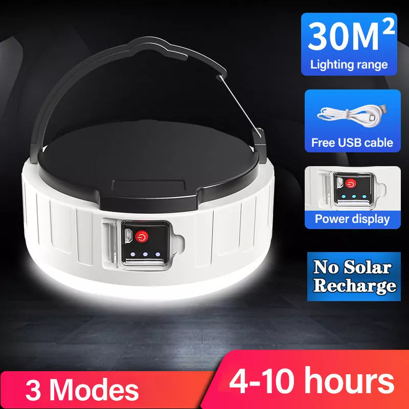 Solar LED Emergency Mobile Stand Light with remote control and dual charging options