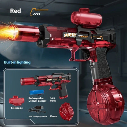 Ice Mouse electric water gun toy with 500ml water tank and high-speed firing system