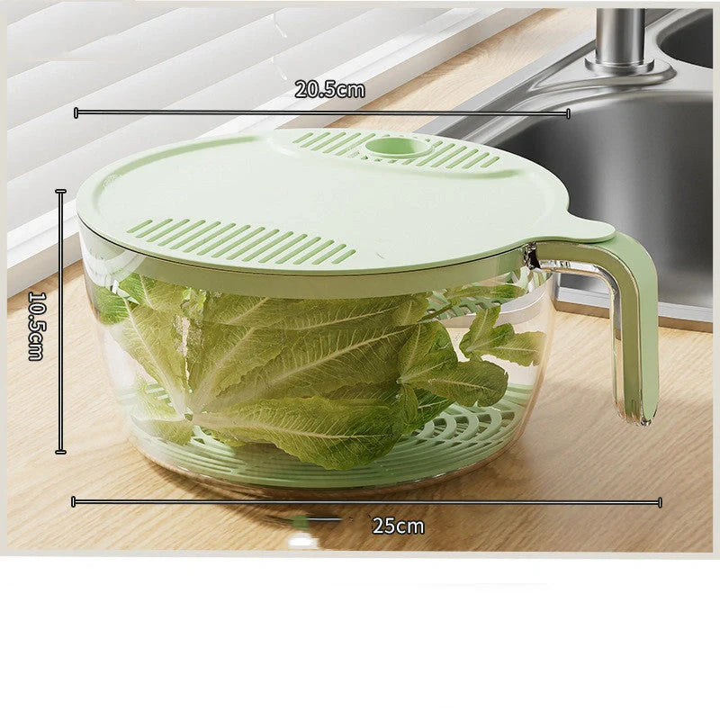 Multifunctional kitchen drainage basin for washing fruits and vegetables
