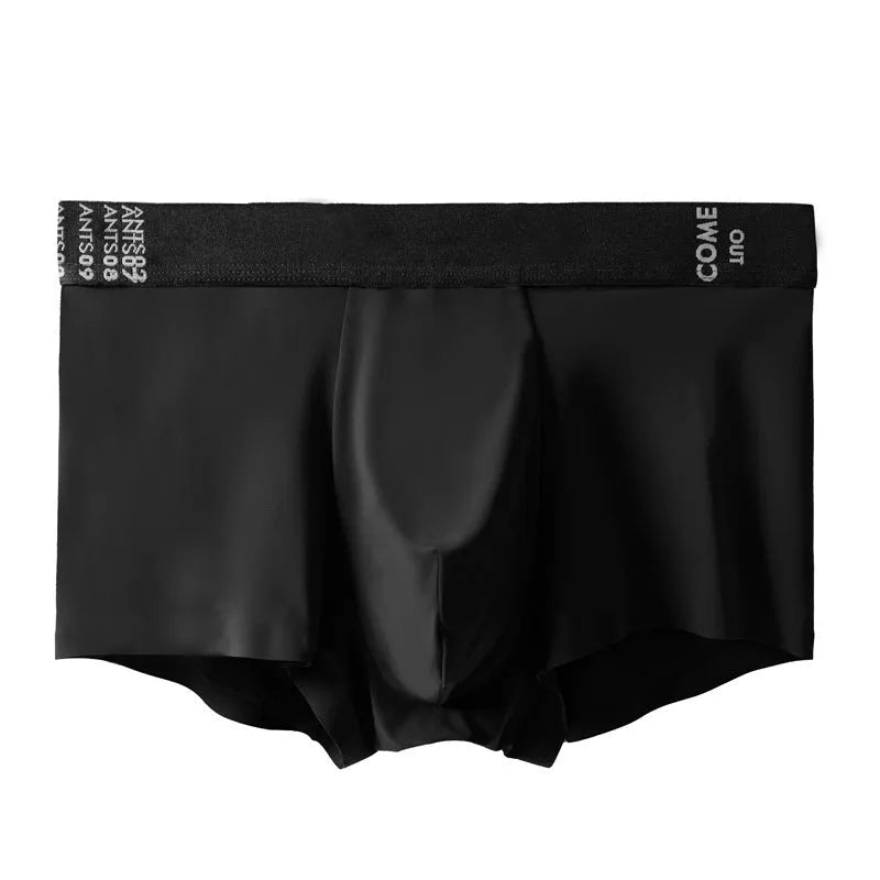 Ultra-thin men's boxers in multiple colours with mulberry silk crotch detail