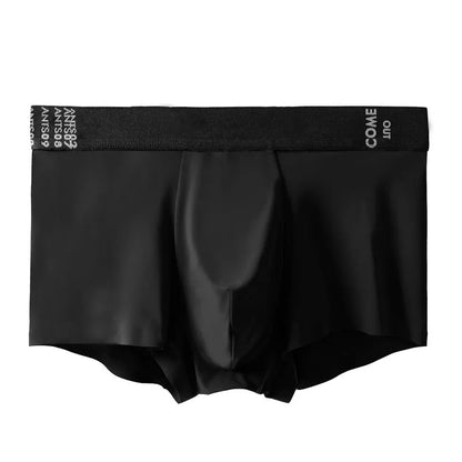 Ultra-thin men's boxers in multiple colours with mulberry silk crotch detail