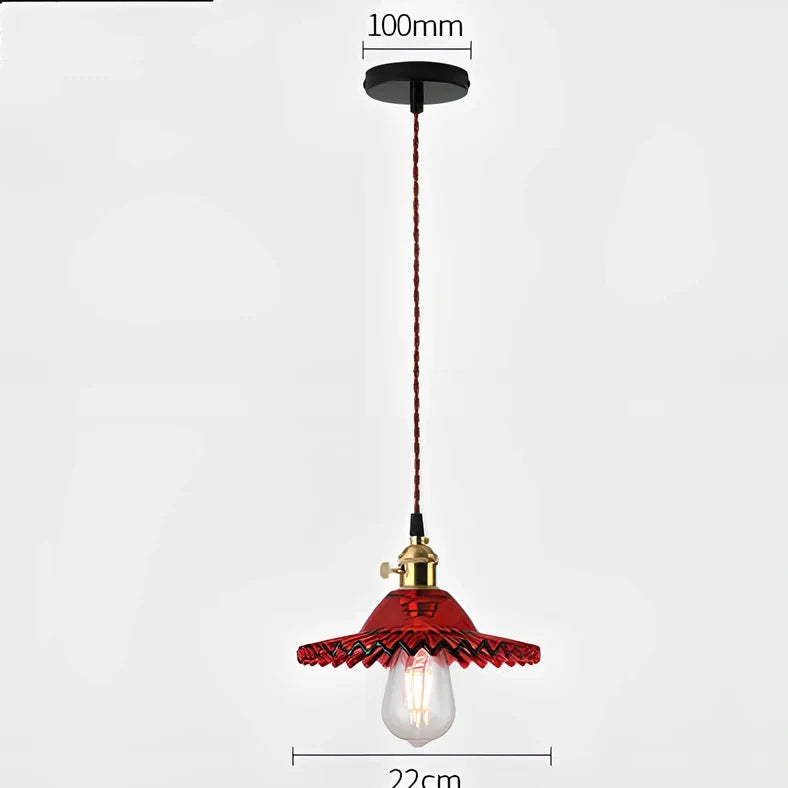 Nordic glass chandelier with copper body and adjustable 1.2m height in multiple colour options