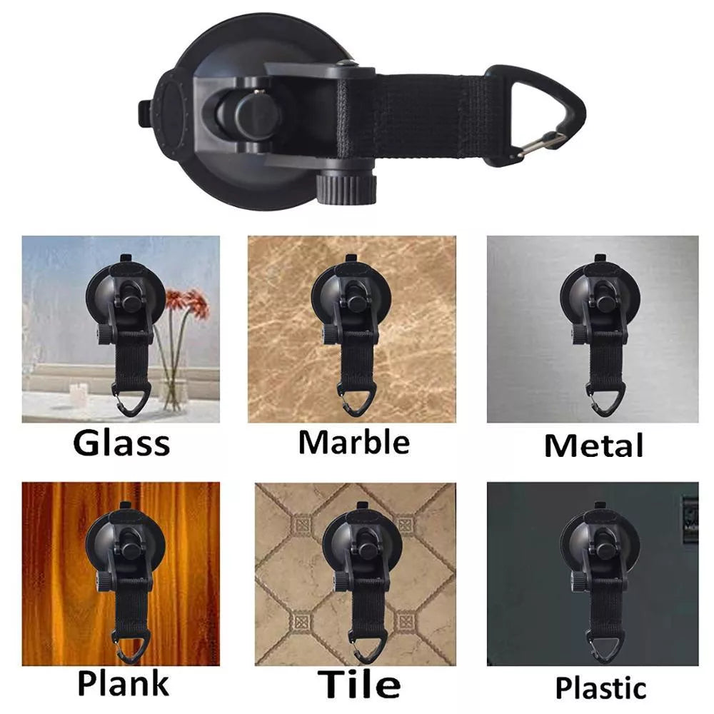 Outdoor car tent suction cup with high adhesion PU material for secure item placement