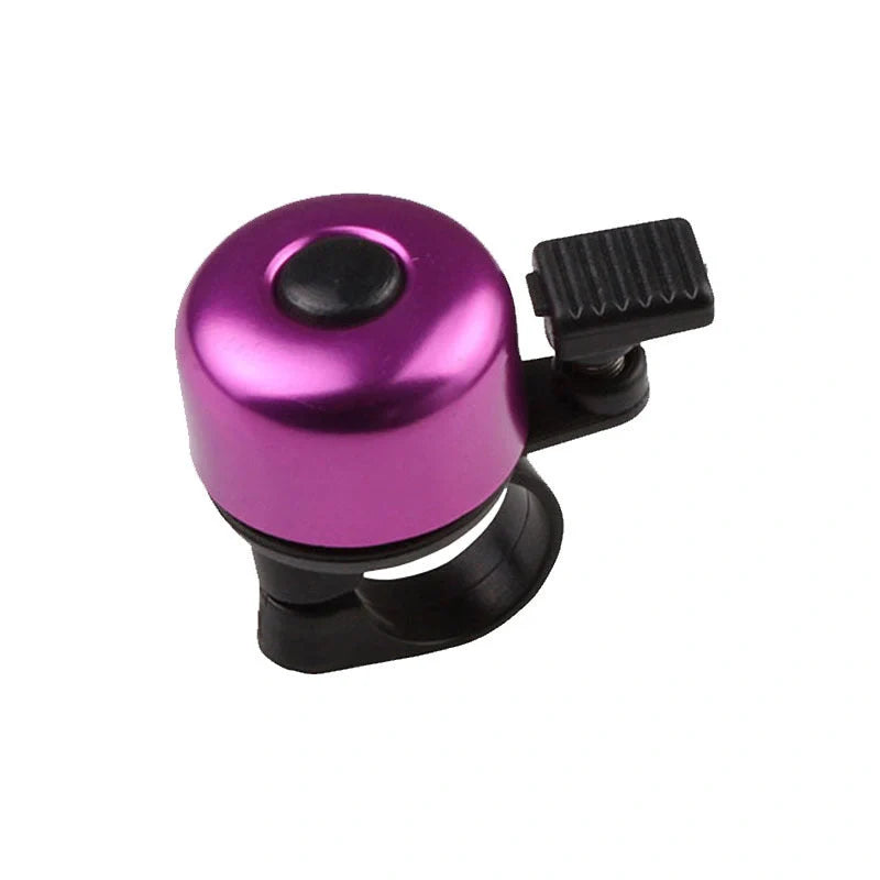 Colorful folding bike bell in various colors, perfect for adding safety and style to any bicycle