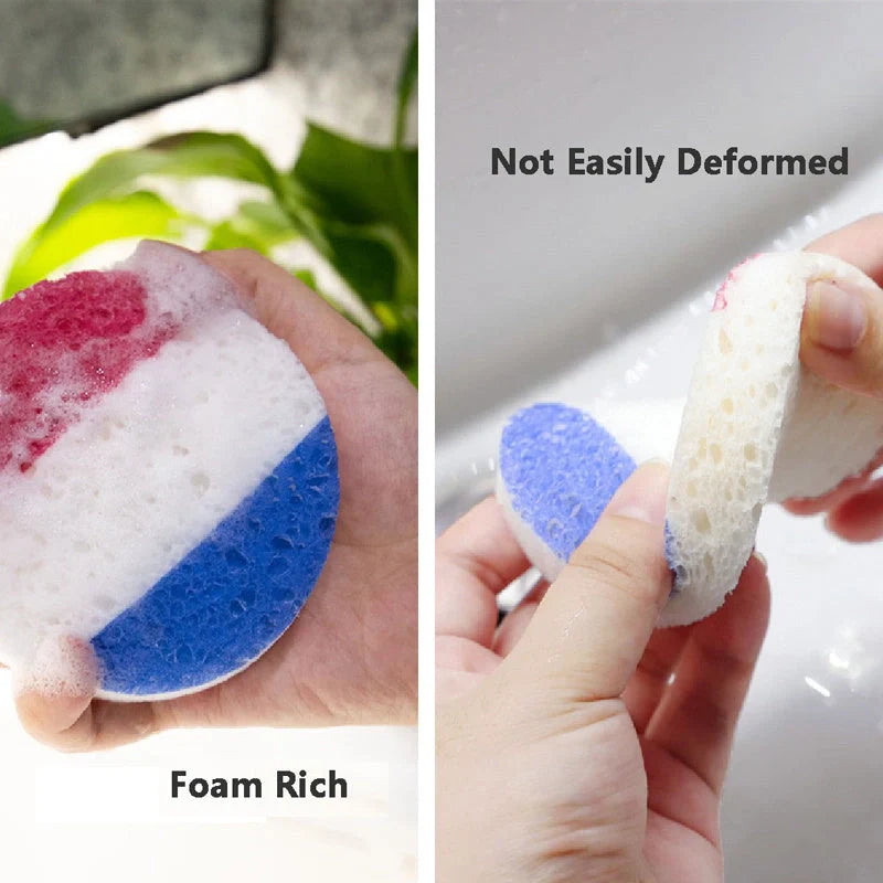 World Cup Qatar football themed biodegradable dishwashing sponges with national flag designs