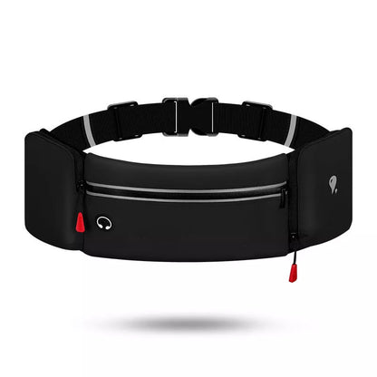 Adjustable fitness running pocket in various colors for secure storage during runs