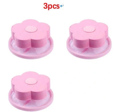 Flower Design Washing Machine Hair Filter for removing lint and hair from laundry