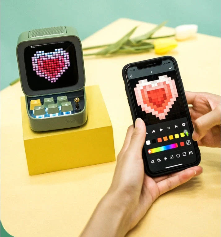 Game Console Mini Bluetooth Subwoofer in various colors with 360° surround sound