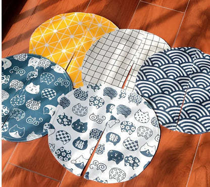 Electric smart cat litter box with WiFi connectivity in blue colour with enclosed design