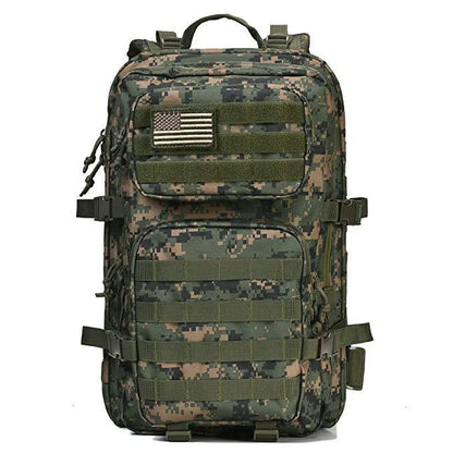 Durable 50L tactical backpack for outdoor adventures and daily commutes