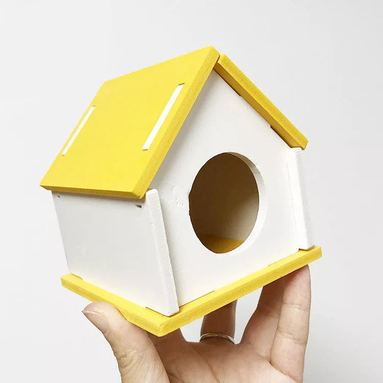 Colorful PVC hamster nest playhouse with ladder for pet exercise and fun