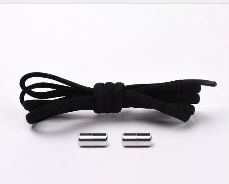 Lazy Laces shoe laces with metal buckles in various colors for a secure fit