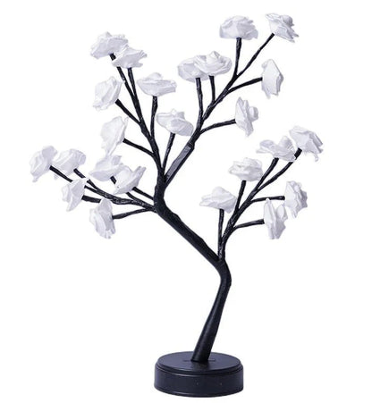 Elegant USB Rose Lamp with mesmerizing 3D floral design and variety of vibrant color options for romantic desk lighting