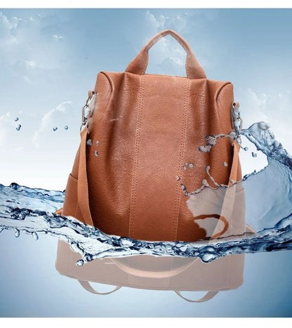 Premium women's backpack with spacious interior, durable water-resistant material, and adjustable straps for a comfortable fit