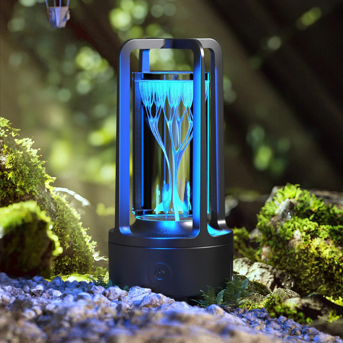 Stylish 2-in-1 Acrylic Lamp and Bluetooth Speaker with Touch Controls and Versatile Designs