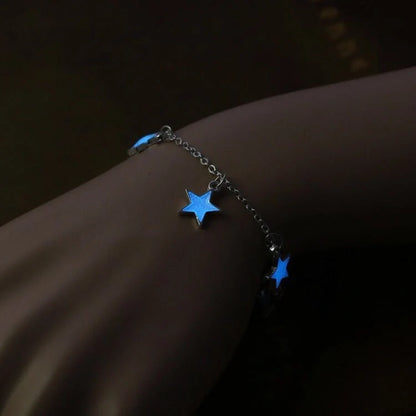 Glow-in-the-dark animal magic bracelet for kids with star design