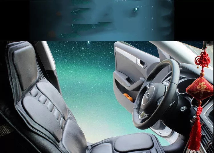Adjustable car massager with heating function for cervical spine, neck, and waist relief
