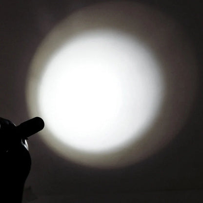 Aluminum LED Flashlight with pen clip, waterproof and lightweight for outdoor use