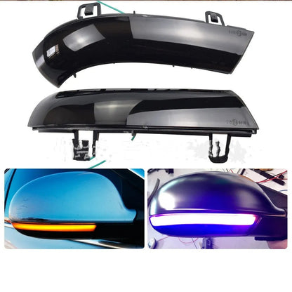 Automobile Running Water Steering Light for Volkswagen Golf MK5 with sequential LEDs in Single Yellow or Blue-Yellow Blue options