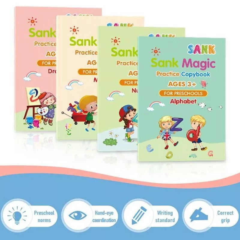 Sank Magic Practice Copybook for English handwriting improvement