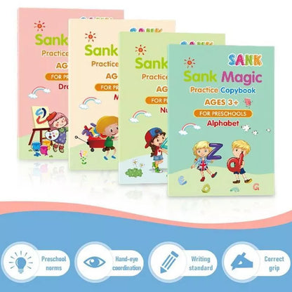 Sank Magic Practice Copybook for English handwriting improvement