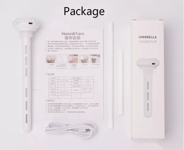 Donut mini humidifier USB car sprayer with compact design and unlimited water capacity