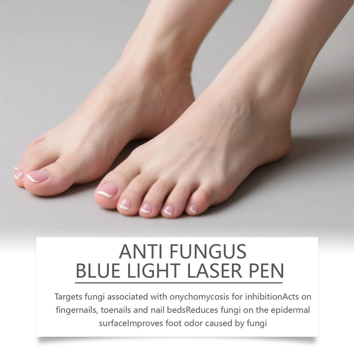 Nail care laser pen with ABS body, handheld pen format, single unit for nail treatments
