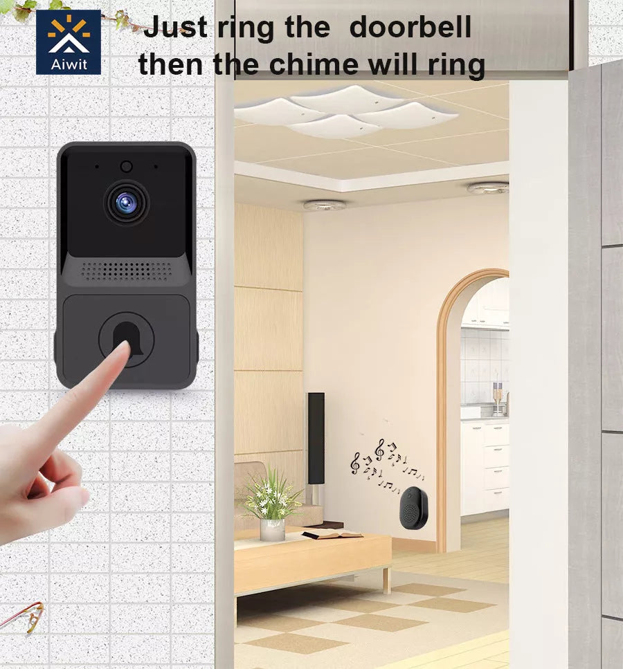 Z20 Smart Wireless Doorbell with HD video and wifi connectivity