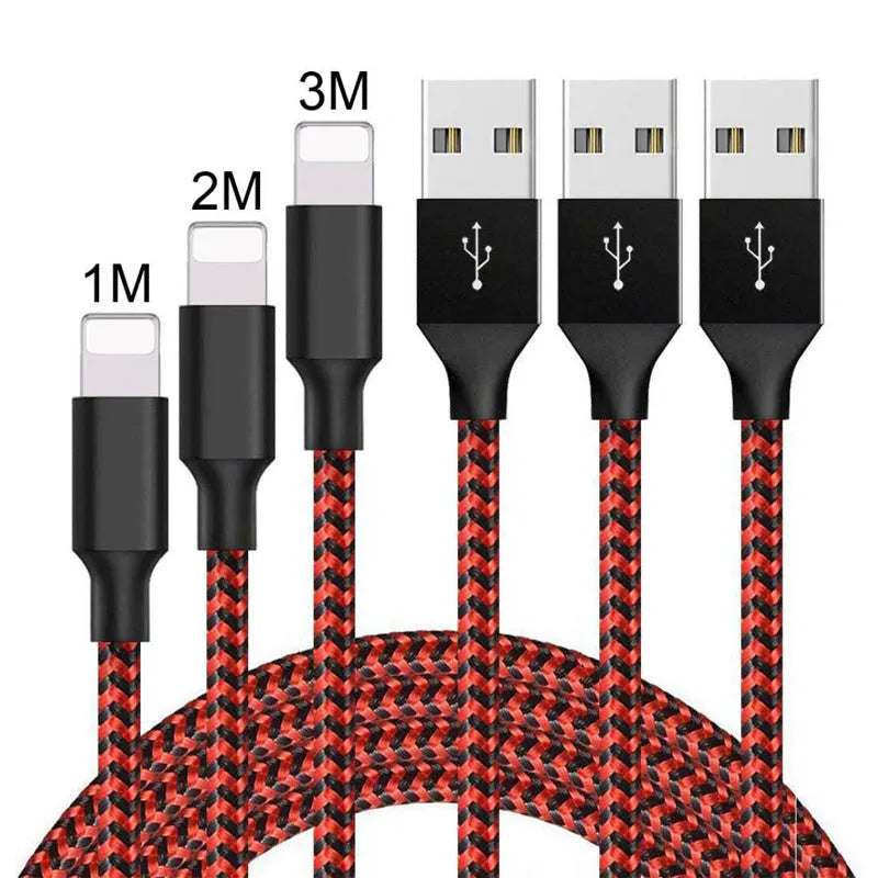 Braided data cable with Micro USB connector for Android phones, showing black and white colour option and length choices.