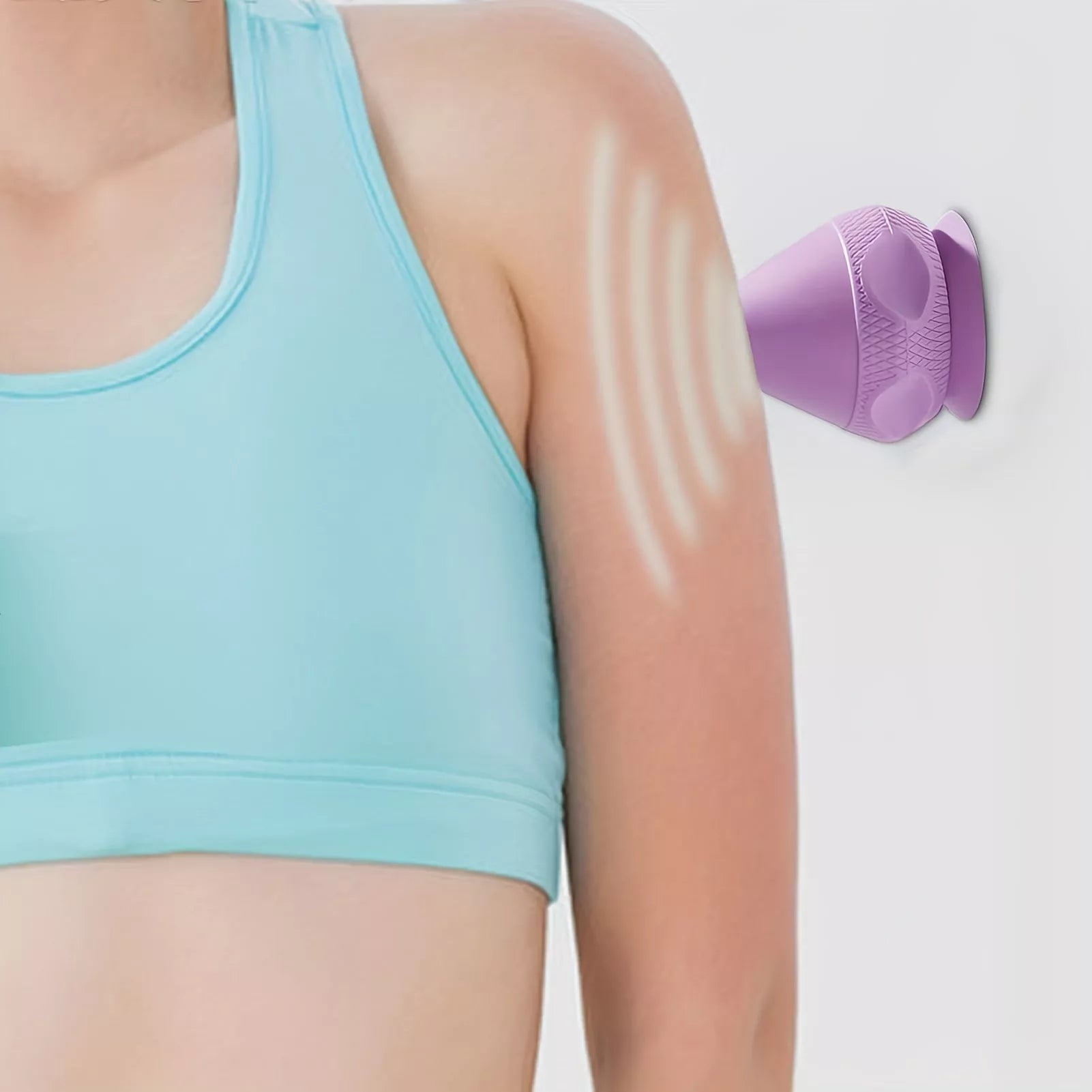 Silicone Massage Cone with suction cup for deep tissue muscle relief