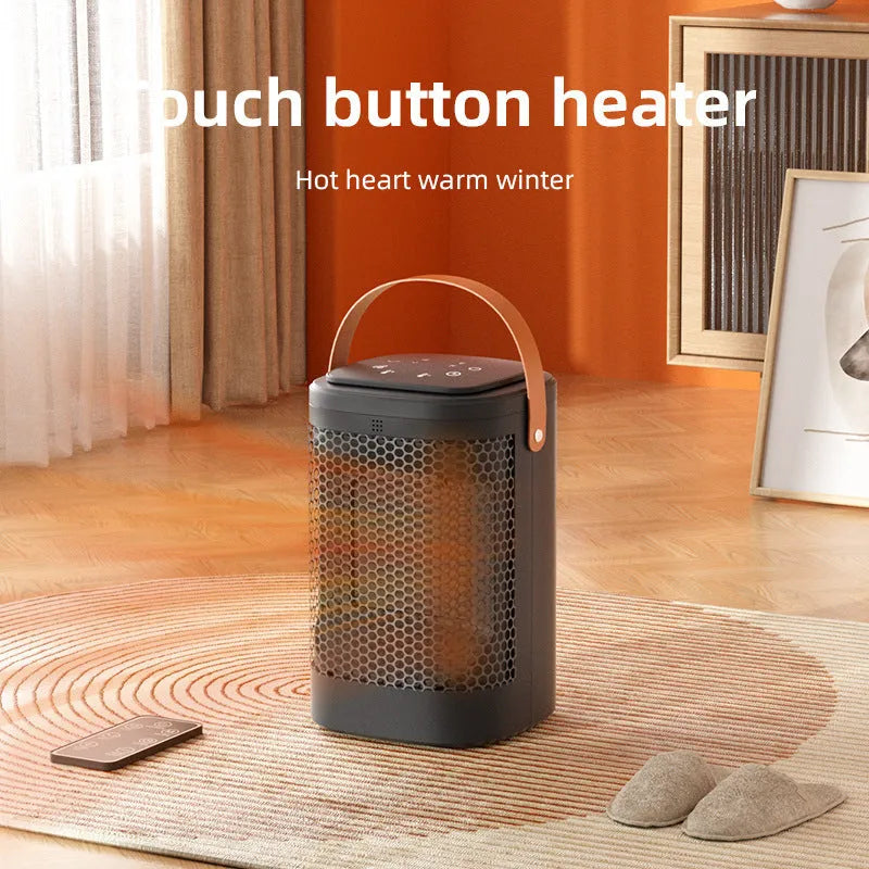 Hot and cold air heating radiator with touch screen and remote control, 157mm by 253mm size, 618 electronic model in colour
