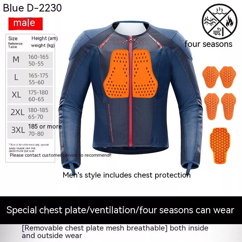 Tension Motorcycle Drop-resistant Protective Gear in various colors and sizes