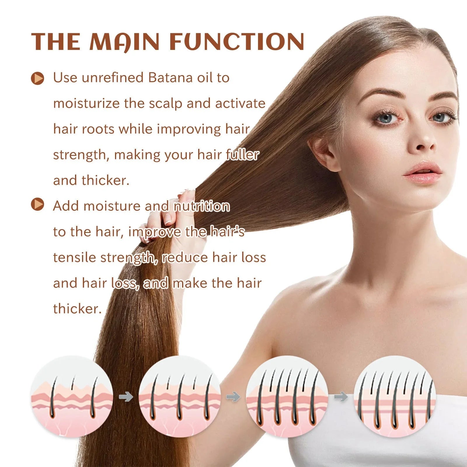 A premium hair conditioner with Batana oil that revitalizes, strengthens, and smooths damaged, frizzy hair for a healthier, more vibrant appearance.