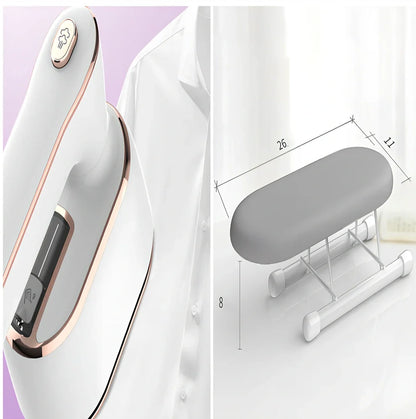 Home Fashion rotating steam hanging iron in light purple colour with mechanical controls and steam function