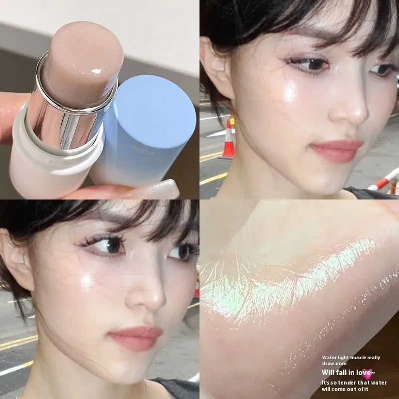 Water light facial repair highlighter makeup stick, 6g net content, in natural colour.