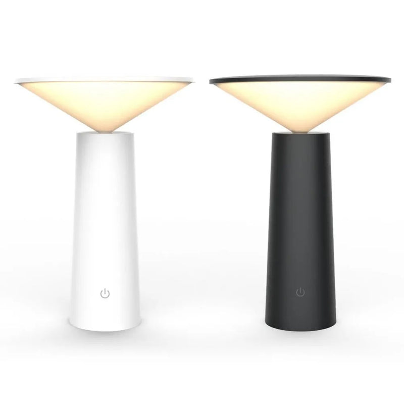 Table lamp with USB LED reading light featuring touch sensor control, offering three colour temperatures and stepless brightness adjustment for personalised illumination up to 12 hours.
