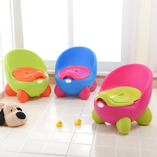 Dandan children's training toilet with removable bowl in PP plastic, available in six colours
